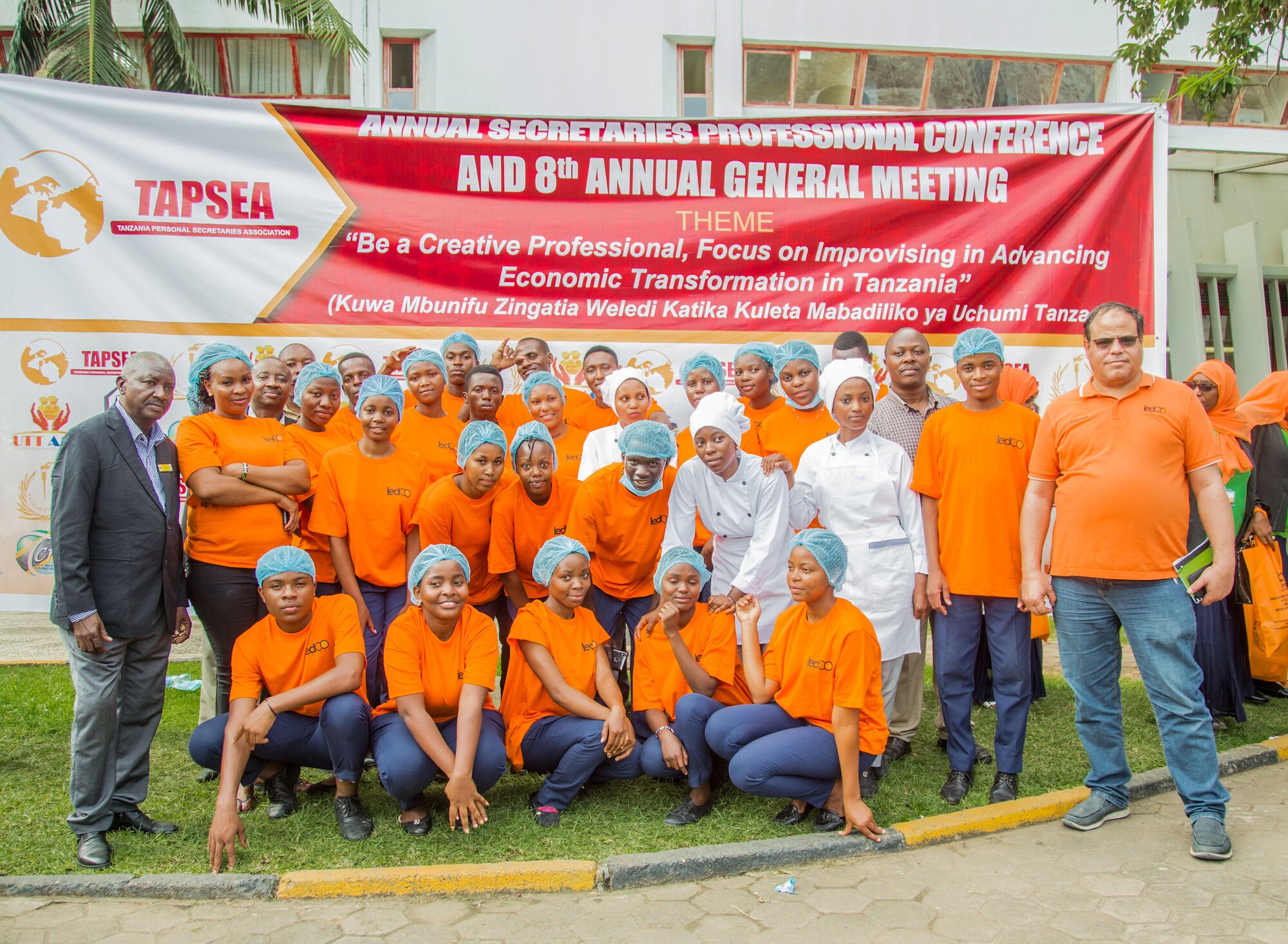 LEDCO catering team at TAPSEA Annual Conference, Arusha