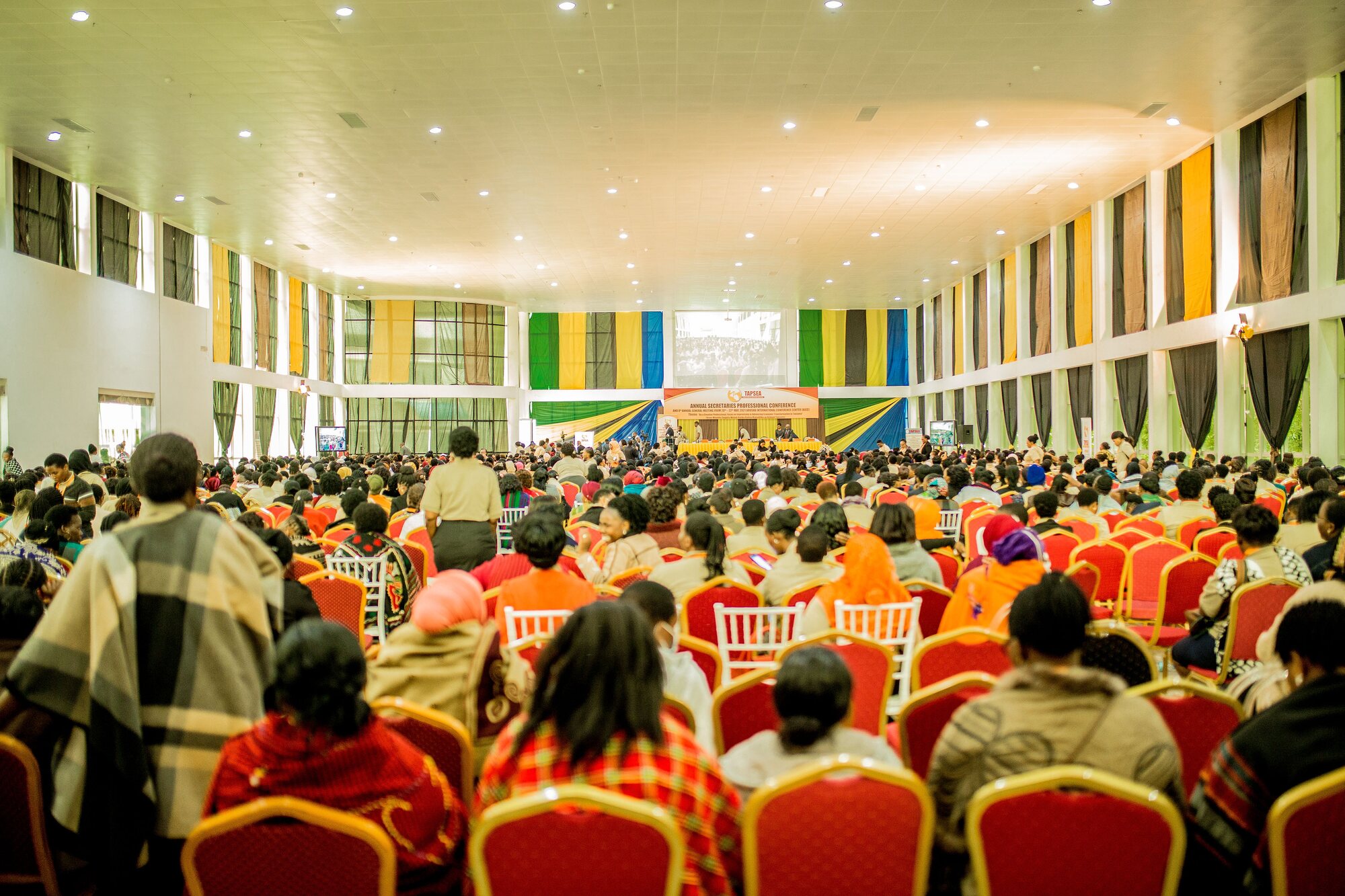 Packed TAPSEA conference hall